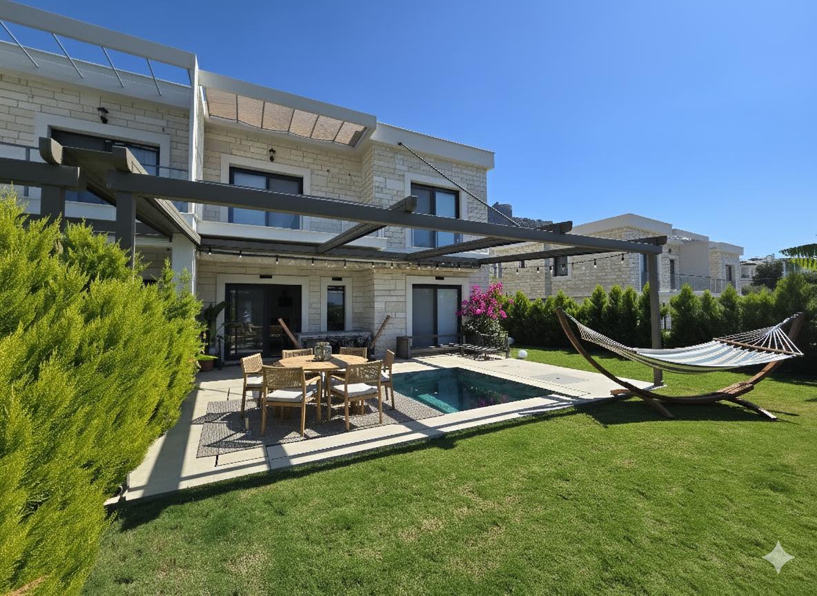 Bodrum Gündoğan Satılık Özel Havuzlu Villa