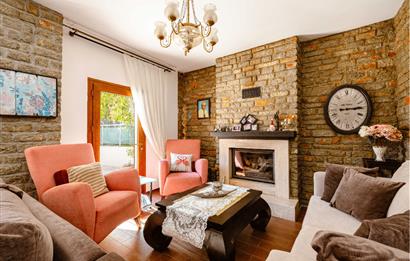 Bodrum Kumbahçe Satılık 5+1 Müstakil Yarı Taş Villa ve 2+1 Daire