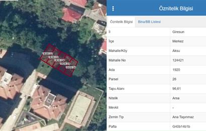 GİRESUN AKSU’DA STRATEJİK LOKASYON | YÜKSEK GETİRİ POTANSİYELLİ TİCARİ + KONUT ARSASI