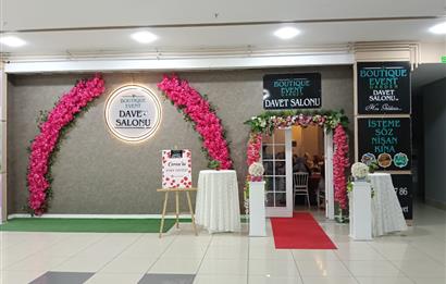 MASRAFSIZ BAŞLANGIÇ! AVM İÇİNDE DEVREN ORGANİZASYON&DÜĞÜN SALONU
