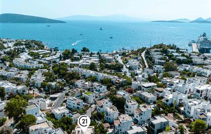 Bodrum Kumbahçe Satılık 5+1 Müstakil Yarı Taş Villa ve 2+1 Daire