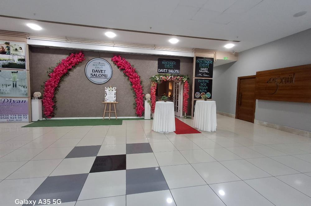 MASRAFSIZ BAŞLANGIÇ! AVM İÇİNDE DEVREN ORGANİZASYON&DÜĞÜN SALONU