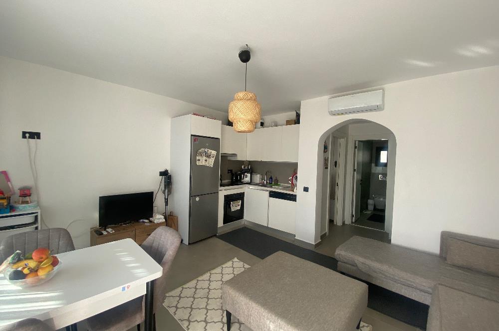 Bodrum Eskiçeşme Yüzme Havuzlu Site Manzaralı Satılık 1+1 Daire