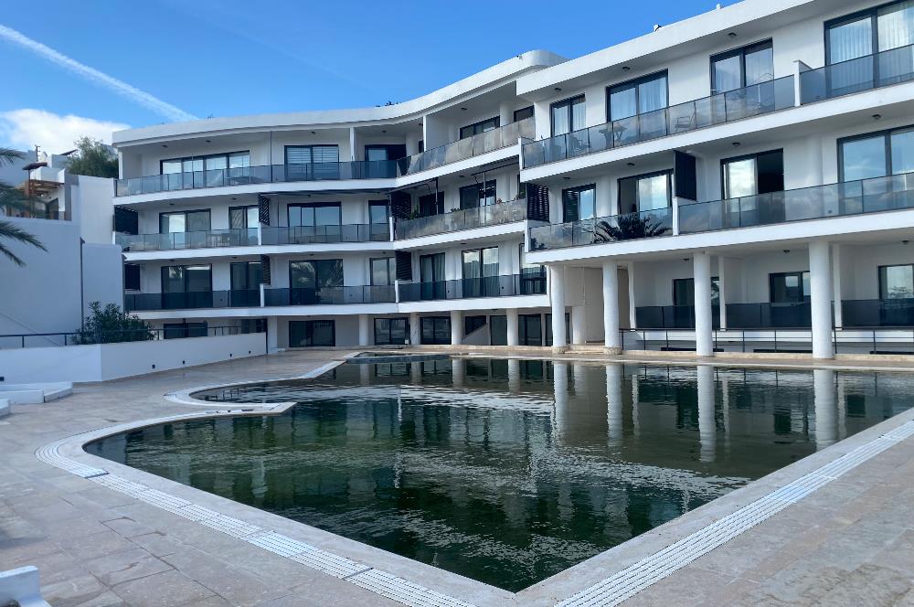 Bodrum Eskiçeşme Yüzme Havuzlu Site Manzaralı Satılık 1+1 Daire