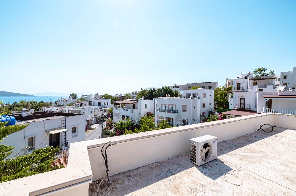 Bodrum Kumbahçe Satılık 5+1 Müstakil Yarı Taş Villa ve 2+1 Daire
