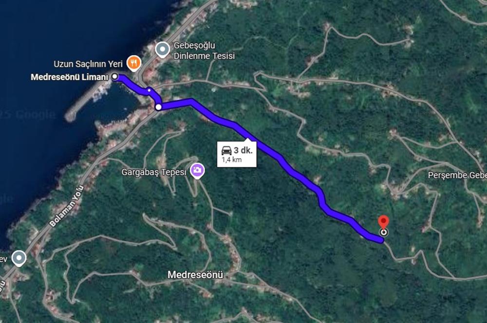 CENTURY 21'DEN PERŞEMBE MEDRESEÖNÜ'nde 2113 m2 YATIRIMLIK BAHÇE