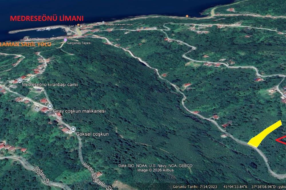 CENTURY 21'DEN PERŞEMBE MEDRESEÖNÜ'nde 2113 m2 YATIRIMLIK BAHÇE