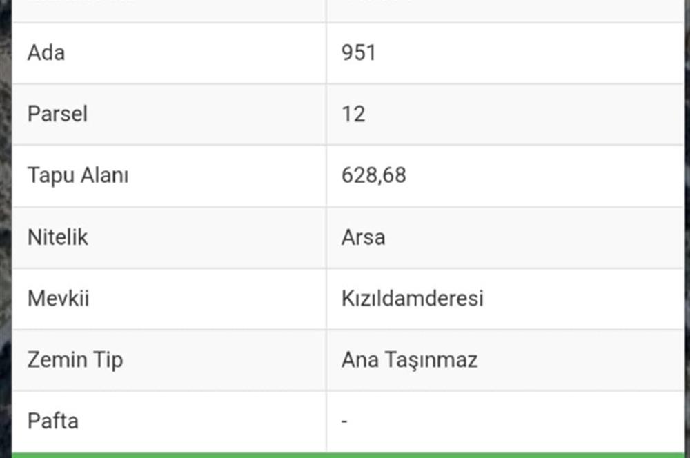 Didim seyrantepe'de iyi konumda 630 m2 müstakil villa arsası