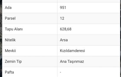 Didim seyrantepe'de iyi konumda 630 m2 müstakil villa arsası