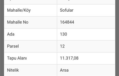 HEMEN YATIRIM YAP ,YARIN KAZANÇLI ÇIK. SATILIK ARSA