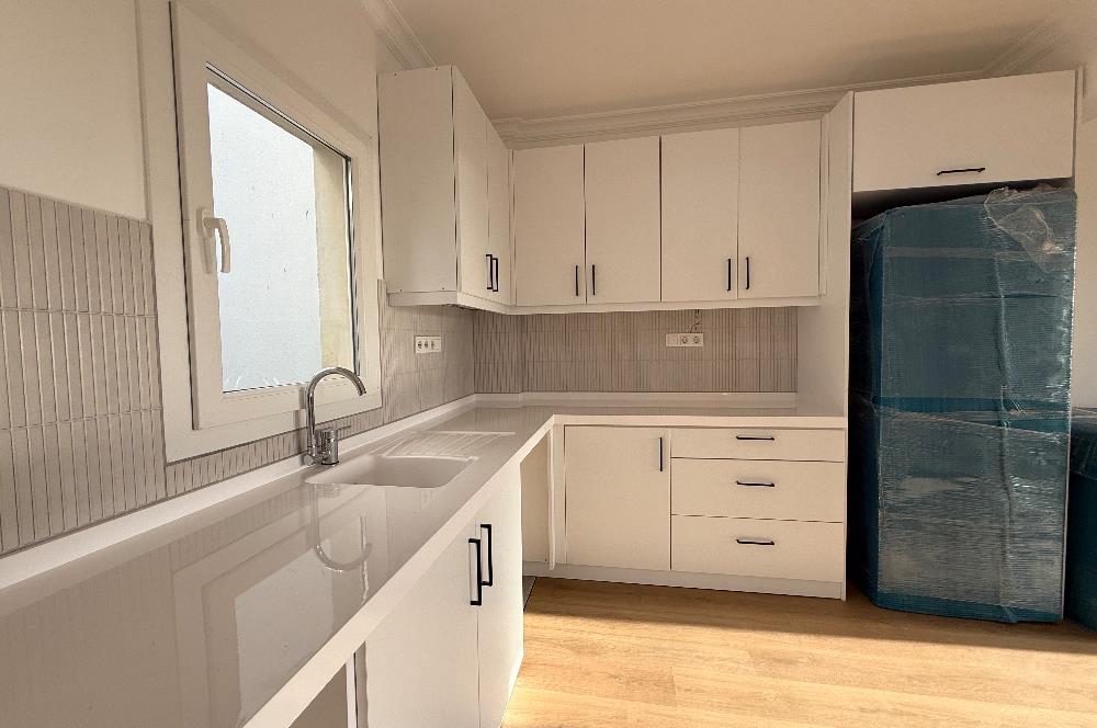 Turgutreis Pazaryeri Yakınında Komple Yenilenmiş Eşyasız Kiralık Deniz Manzaralı 3+1 Dubleks