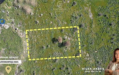 CENTURY 21 BAL'DAN GAZİ OSMAN PAŞA TOKİ YAKINI SATILIK ARSA