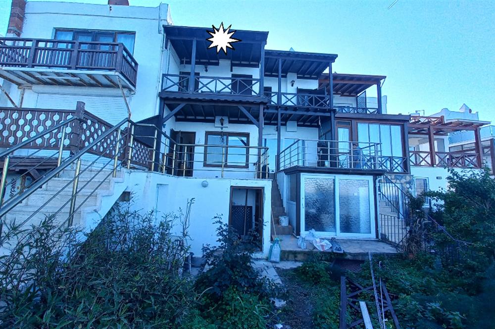 Yalıkavak Kızılburun’da özel plajı sitede satılık dubleks