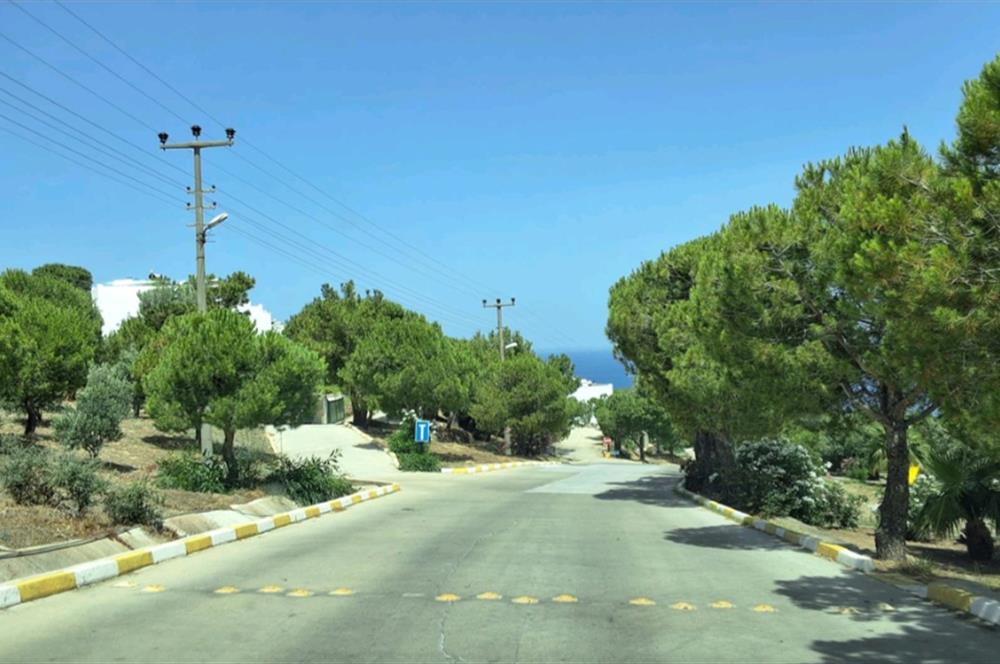 Yalıkavak Kızılburun’da özel plajı sitede satılık dubleks