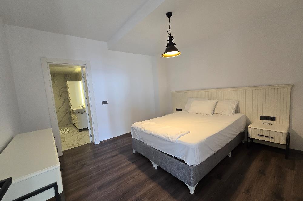 BODRUM GÜMÜŞLÜK DENİZE SIFIR İSKELELİ SATILIK DAİRE