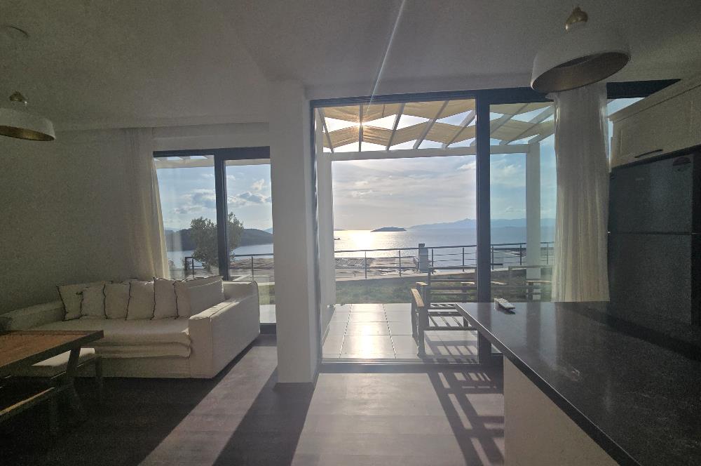 BODRUM GÜMÜŞLÜK DENİZE SIFIR İSKELELİ SATILIK DAİRE