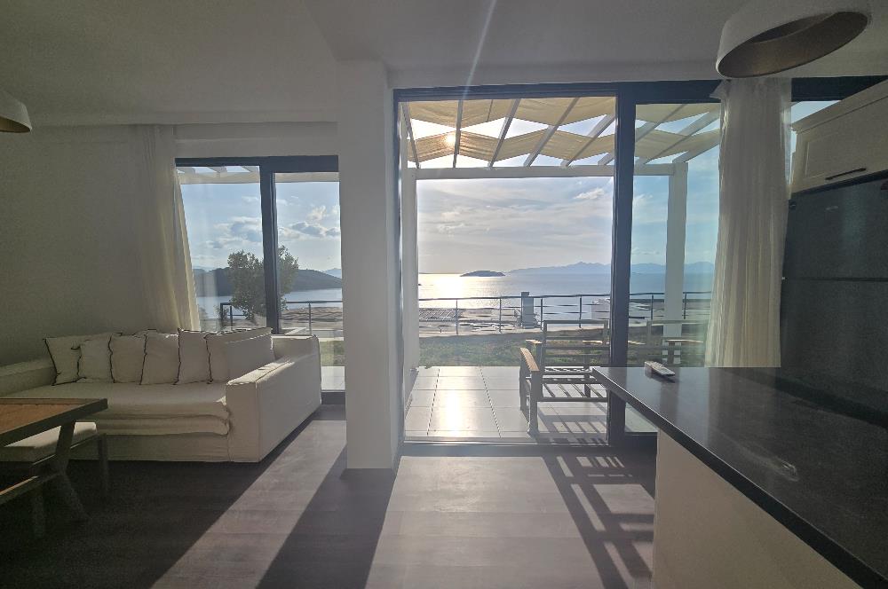 BODRUM GÜMÜŞLÜK DENİZE SIFIR İSKELELİ SATILIK DAİRE