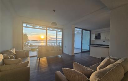 BODRUM GÜMÜŞLÜK PLAJLI İSKELELİ SOSYAL TESİSLİ SATILIK DAİRE
