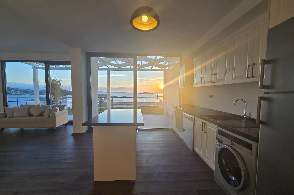 BODRUM GÜMÜŞLÜK PLAJLI İSKELELİ SOSYAL TESİSLİ SATILIK DAİRE