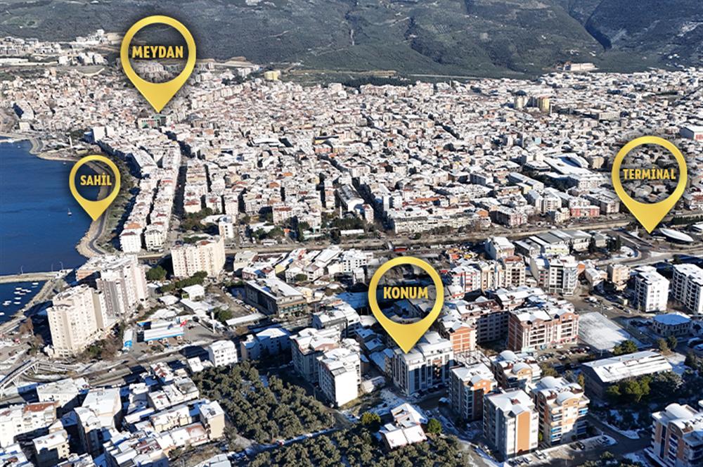 C21 Cius; Hisar Mahallesinde 3+1 Ara Kat Sıfır Satılık Daire