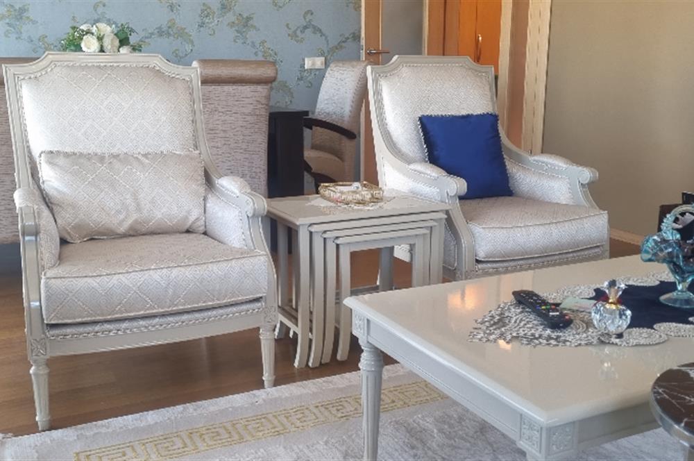 Sardunya Evleri C Blok | 3 Balkonlu, Havuz Manzaralı 3+1