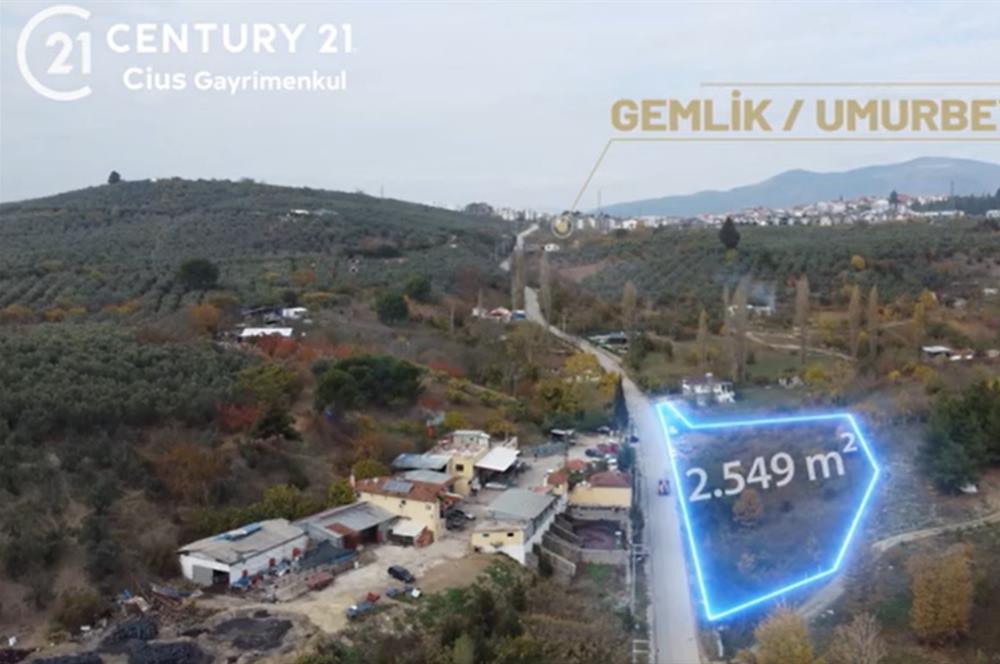 C21 Cius; Umurbey'de Yola Cephe Yatırımlık Satılık Tarla