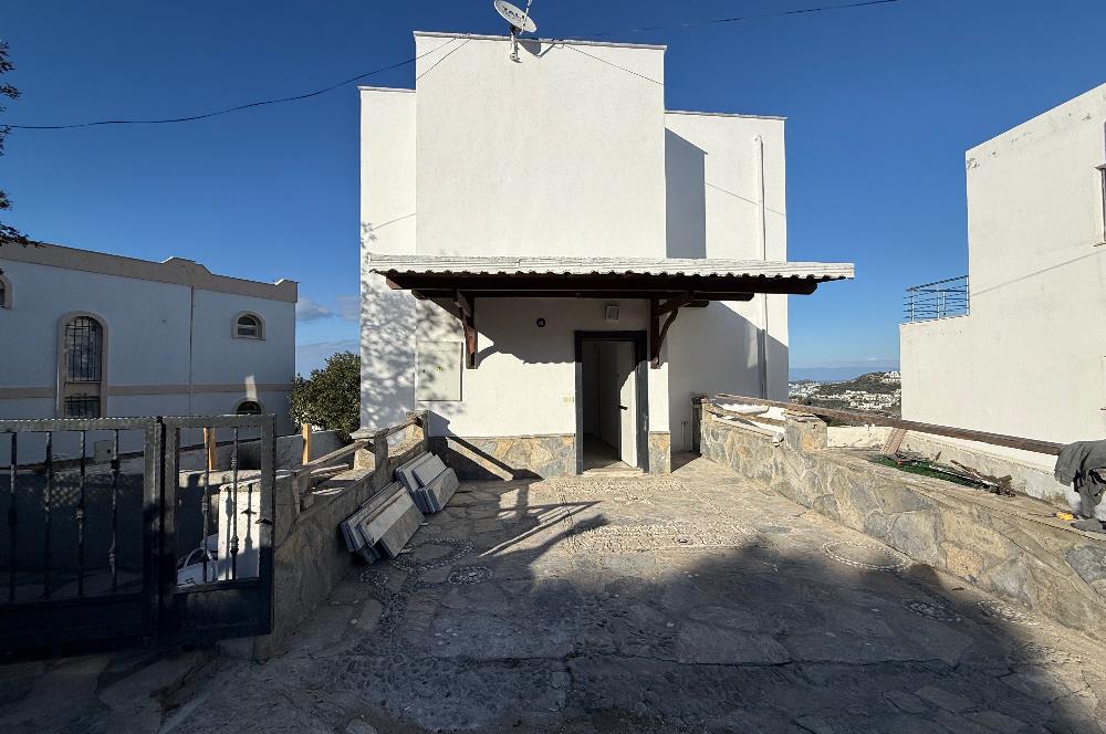 Bodrum Gümüşlük Koyunbaba’da Deniz Manzaralı Yıllık Kiralık Eşyasız 3+1 Dubleks
