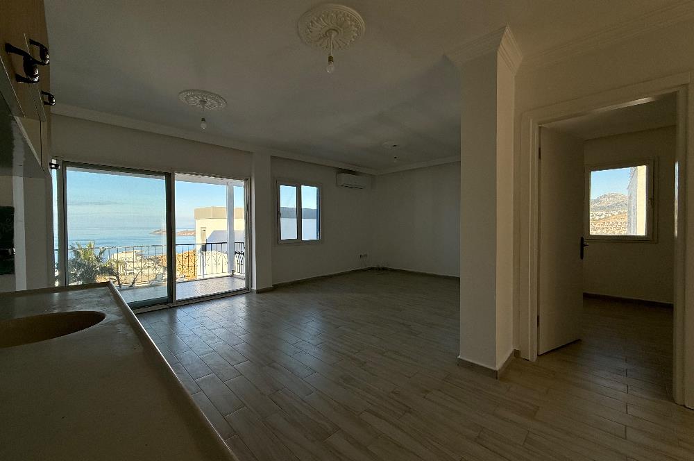 Bodrum Gümüşlük Koyunbaba’da Deniz Manzaralı Yıllık Kiralık Eşyasız 3+1 Dubleks