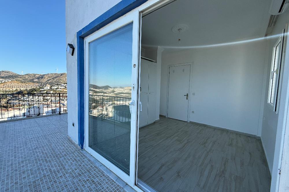 Bodrum Gümüşlük Koyunbaba’da Deniz Manzaralı Yıllık Kiralık Eşyasız 3+1 Dubleks