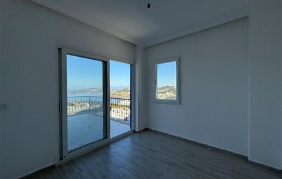 Bodrum Gümüşlük Koyunbaba’da Deniz Manzaralı Yıllık Kiralık Eşyasız 3+1 Dubleks