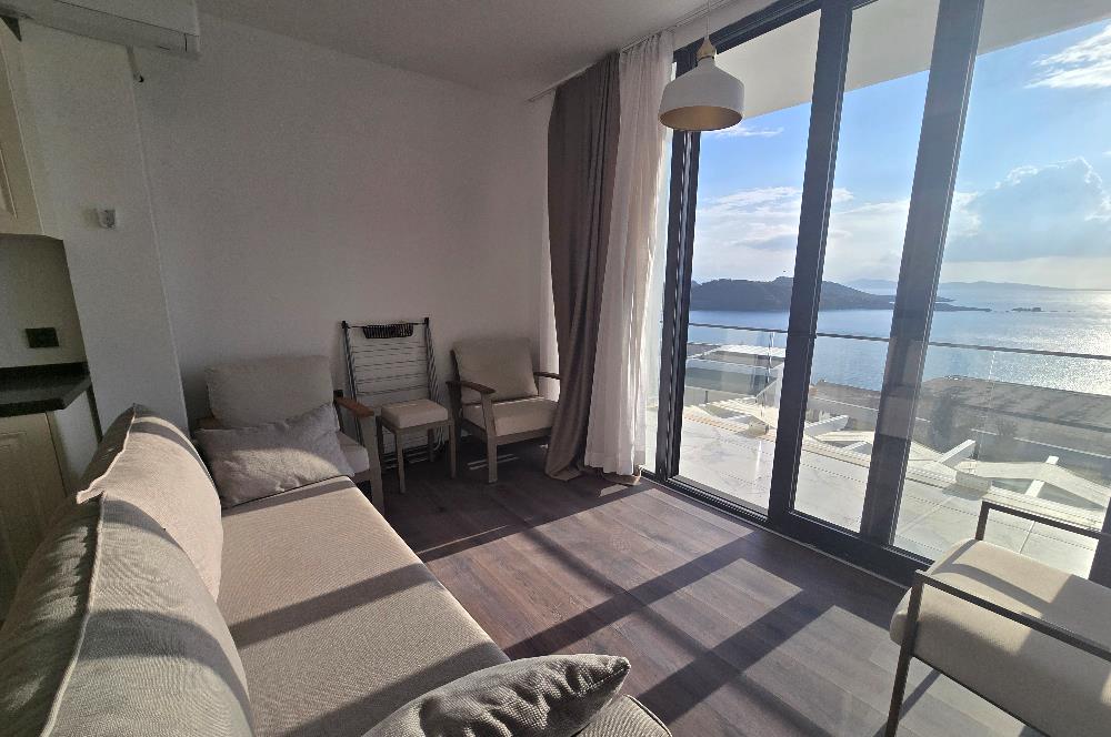 BODRUM GÜMÜŞLÜK DENİZE SIFIR SİTEDE 2+1 SATILIK DAİRE