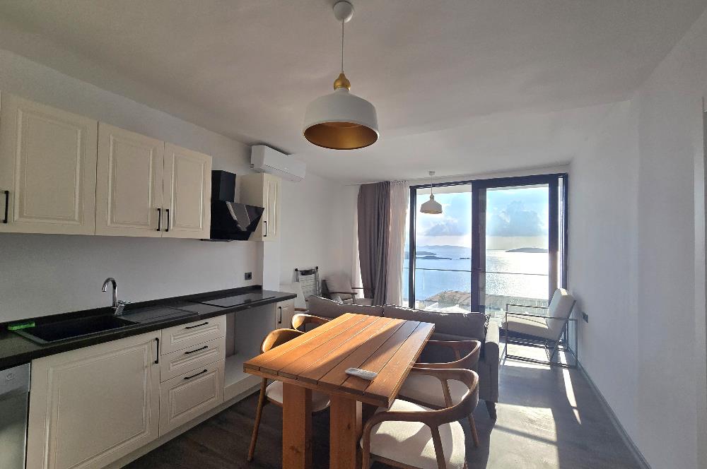 BODRUM GÜMÜŞLÜK DENİZE SIFIR SİTEDE 2+1 SATILIK DAİRE