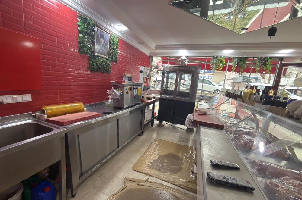 UKRAYNA CAD. ÜZERİ DEVREN KİRALIK YÜKSEK CİROLU KASAP DÜKKANI