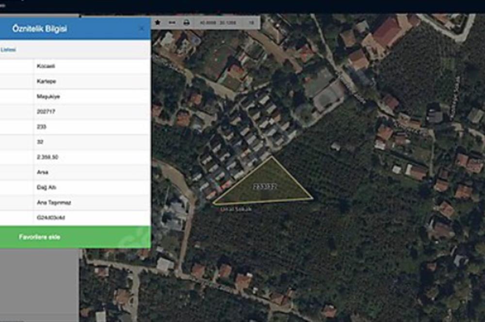 MAŞUKİYE DE VİLLA YAPIMINA UYGUN İMARLI ARSA HARİKA KONUMDA