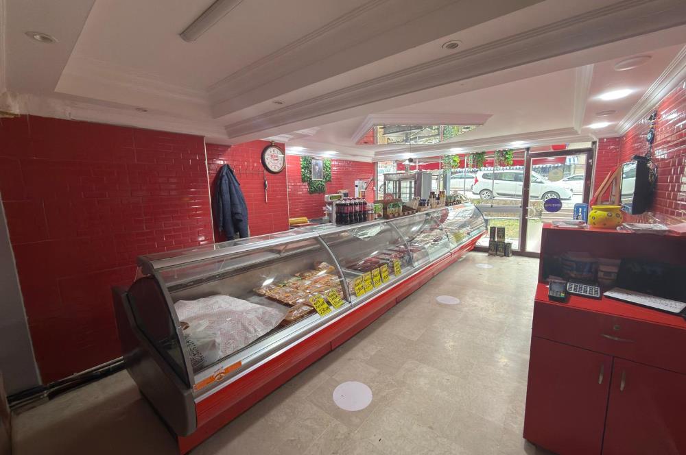 UKRAYNA CAD. ÜZERİ DEVREN KİRALIK YÜKSEK CİROLU KASAP DÜKKANI