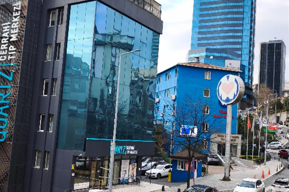 Şişli'de Fulya Yakını Merkezi Konumda Türk Kalp Vakfı Çaprazı Ofis Katı