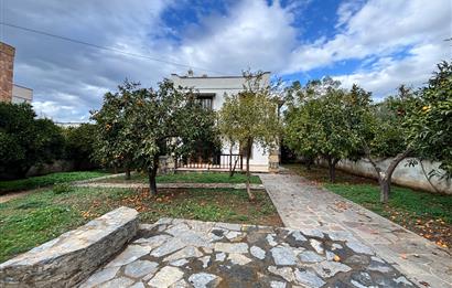 BODRUM KADIKALESİNDE DENİZE YÜRÜME MESAFESİNDE MEYVE AĞAÇLARI İÇERİSİNDE  MÜSTAKİL VİLLA