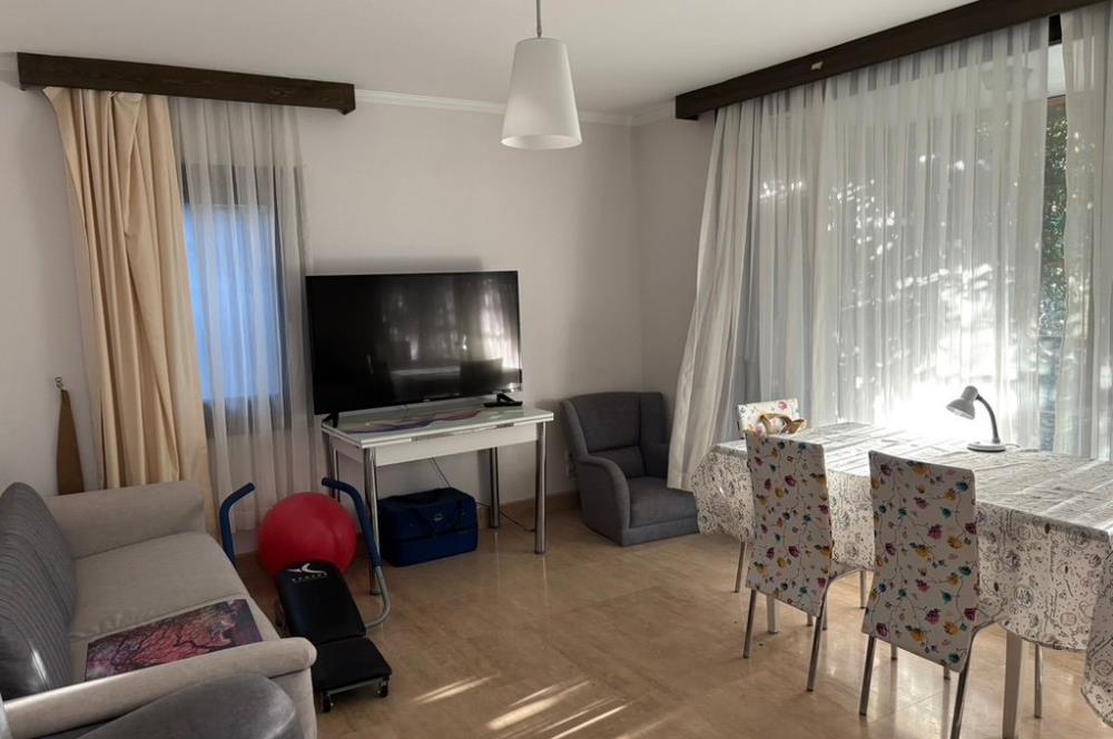 Bodrum Bağla’da Satılık Deniz manzaralı 3+2 Bahçe Katı Daire