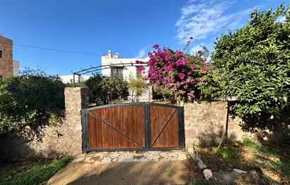 BODRUM KADIKALESİNDE DENİZE YÜRÜME MESAFESİNDE MEYVE AĞAÇLARI İÇERİSİNDE  MÜSTAKİL VİLLA