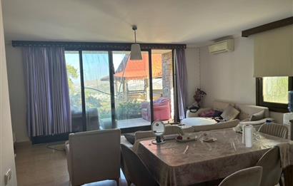 Bodrum Bağla’da Satılık Deniz manzaralı 3+2 Bahçe Katı Daire