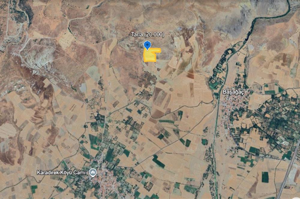 CENTURY21 PLUS SANDIKLI KARADİREK KÖYÜNDE SATILIK TARLA