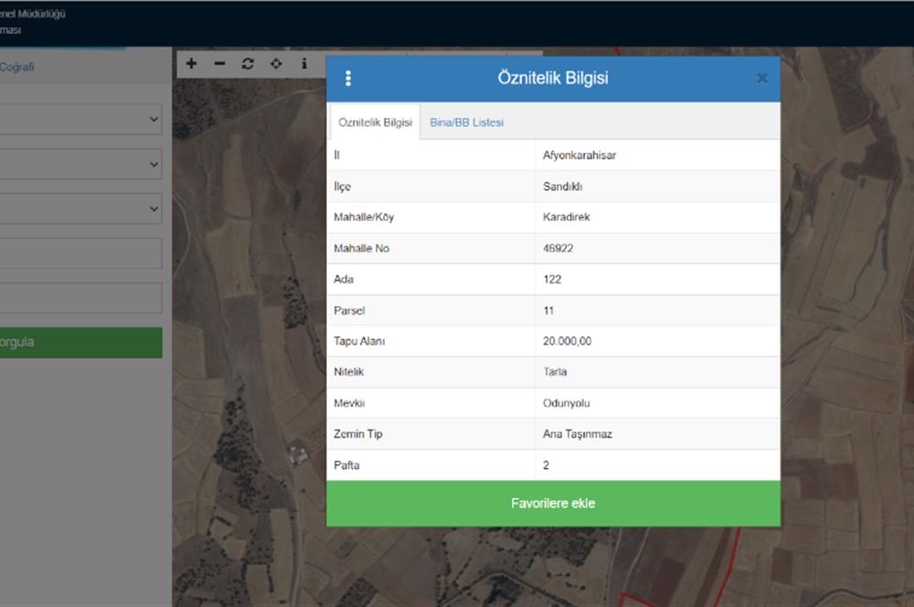 CENTURY21 PLUS SANDIKLI KARADİREK KÖYÜNDE SATILIK TARLA