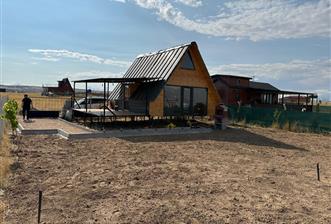 GÖKÇEHÖYÜK BEGONVİL HOBİ BAHÇESİNDE BUNGALOVLU 400M2 BAHÇE - 1 - 31482