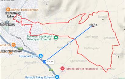 C21BAL'DAN EDREMİT GAZİİLYAS MH YOLU-SUYU OLAN SATILIK ZEYTİNLİK