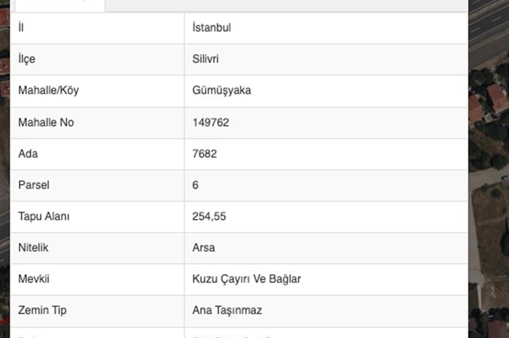 SİLİVRİ GÜMÜŞYAKA'DA, DENİZE SIFIR ARSA