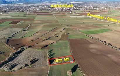 Tavas Karahisar'da 1672 m² Satılık Fırsat Tarla