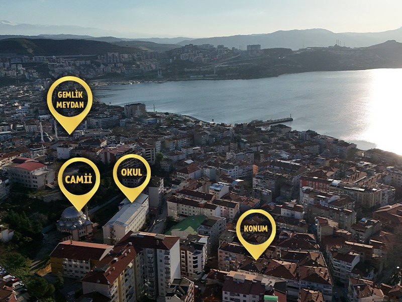 Cumartesi Pazarı Civarı Merkezi Konum Satılık 3+1 Ara kat Daire