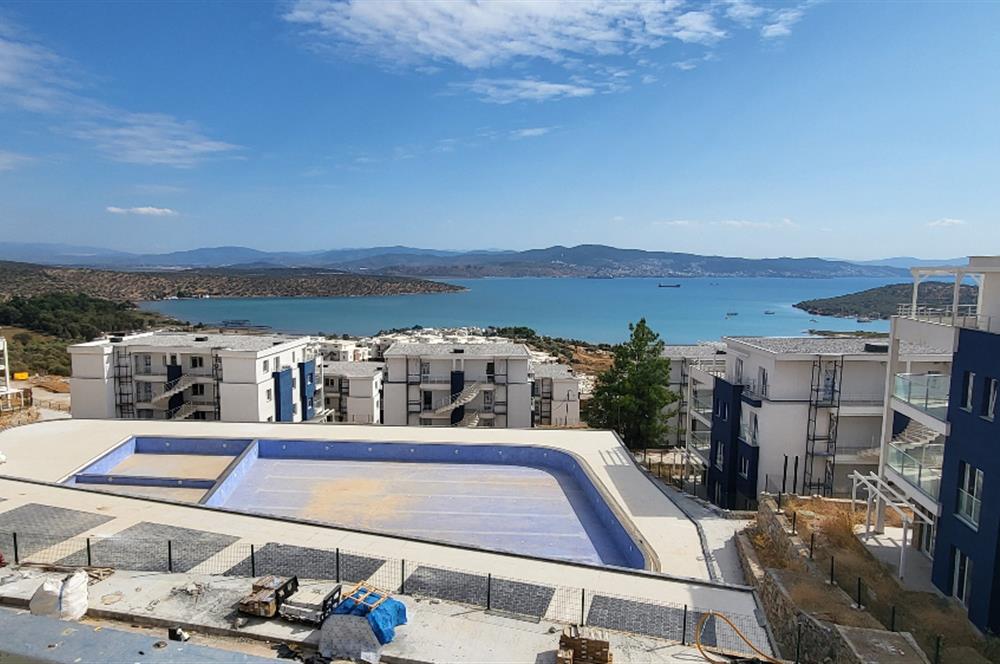 Kıyıkışlacık iasos marin sitesi 2+1 deniz manzaralı satılık daire 