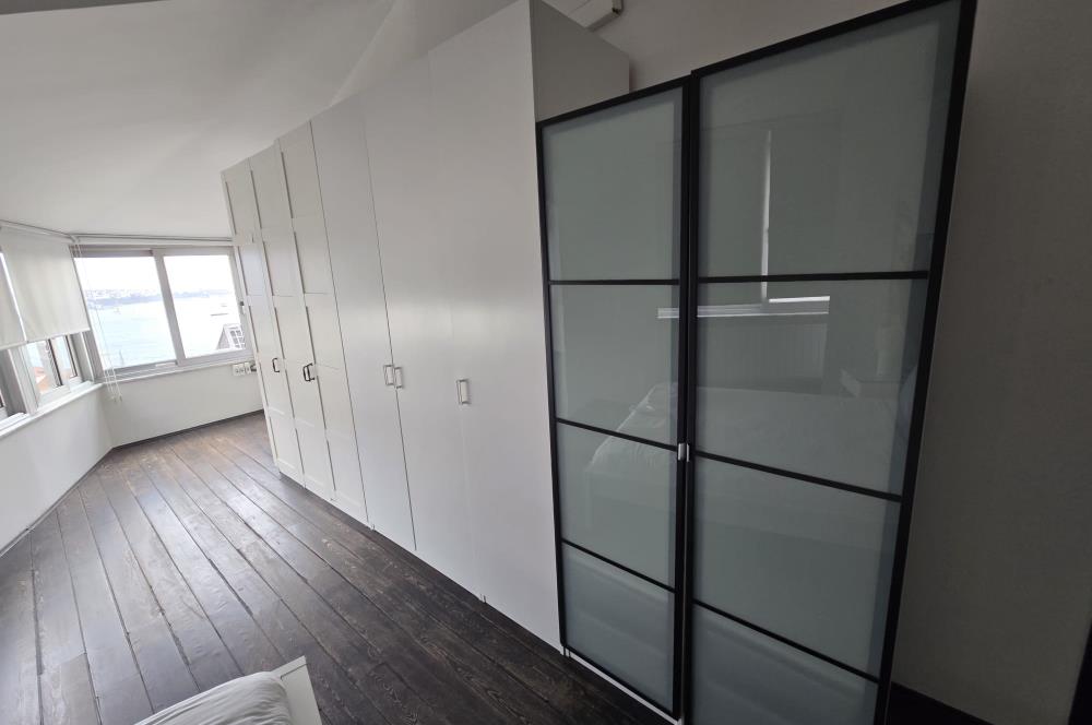 Gümüşsuyunda Muhteşem Deniz Manzaralı 180 m2 kiralık Penthouse