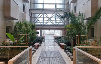 PARK ORAN SİTESİ, YEŞİLLE İÇ İÇE BAHÇE KATI, KİRALIK 1+1 DAİRE